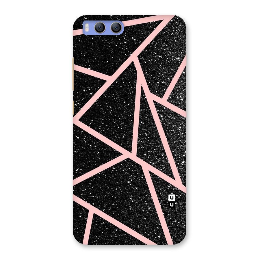 Concrete Black Pink Stripes Back Case for Xiaomi Mi 6