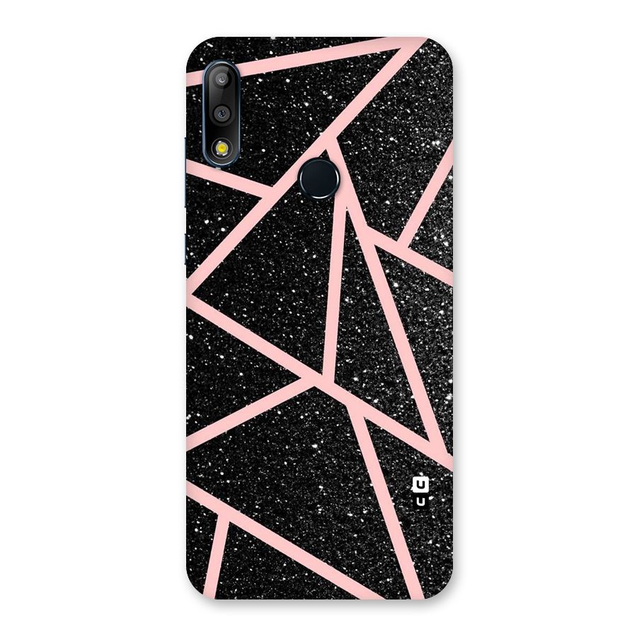Concrete Black Pink Stripes Back Case for Zenfone Max Pro M2