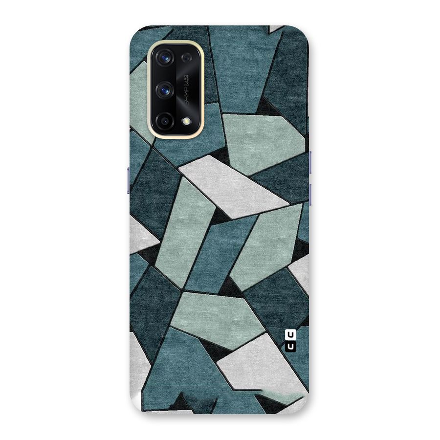 Concrete Green Abstract Glass Back Case for Realme X7 Pro