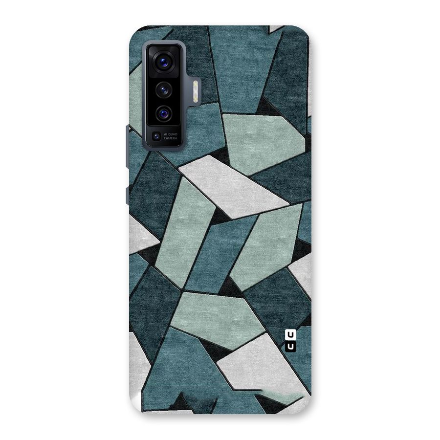 Concrete Green Abstract Back Case for Vivo X50
