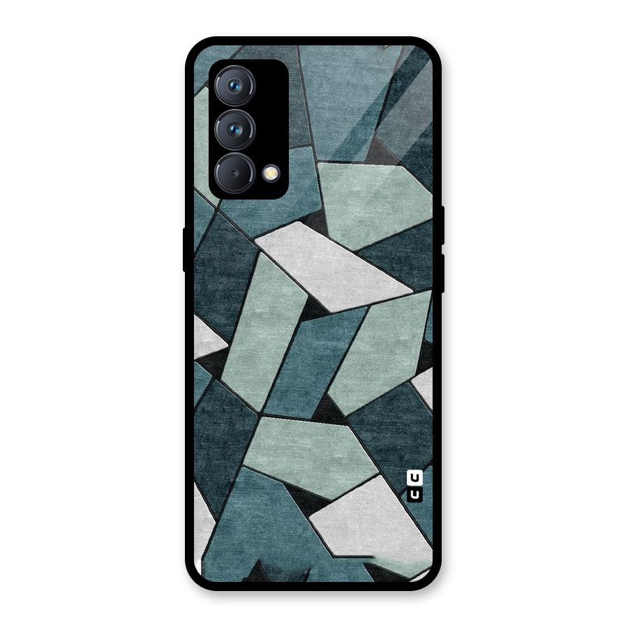 Concrete Green Abstract Glass Back Case for Realme GT Master Edition