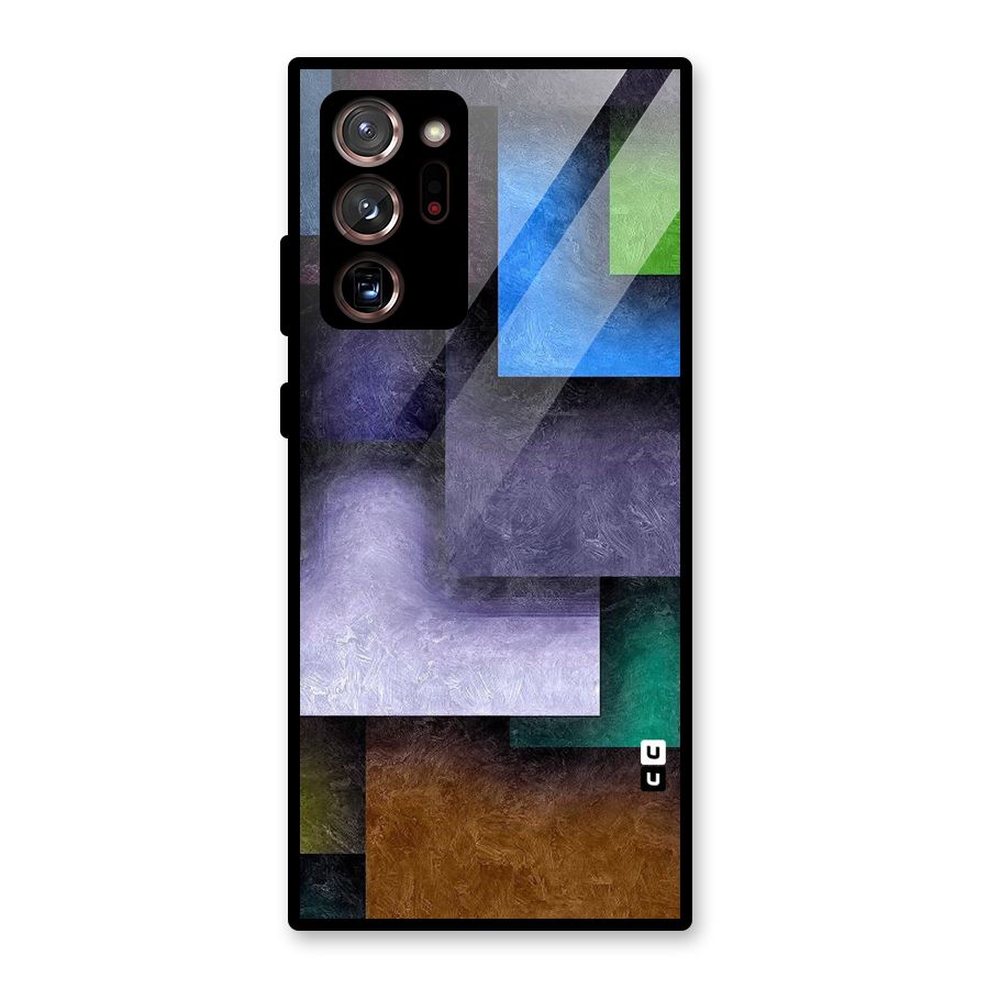 Concrete Squares Glass Back Case for Galaxy Note 20 Ultra 5G