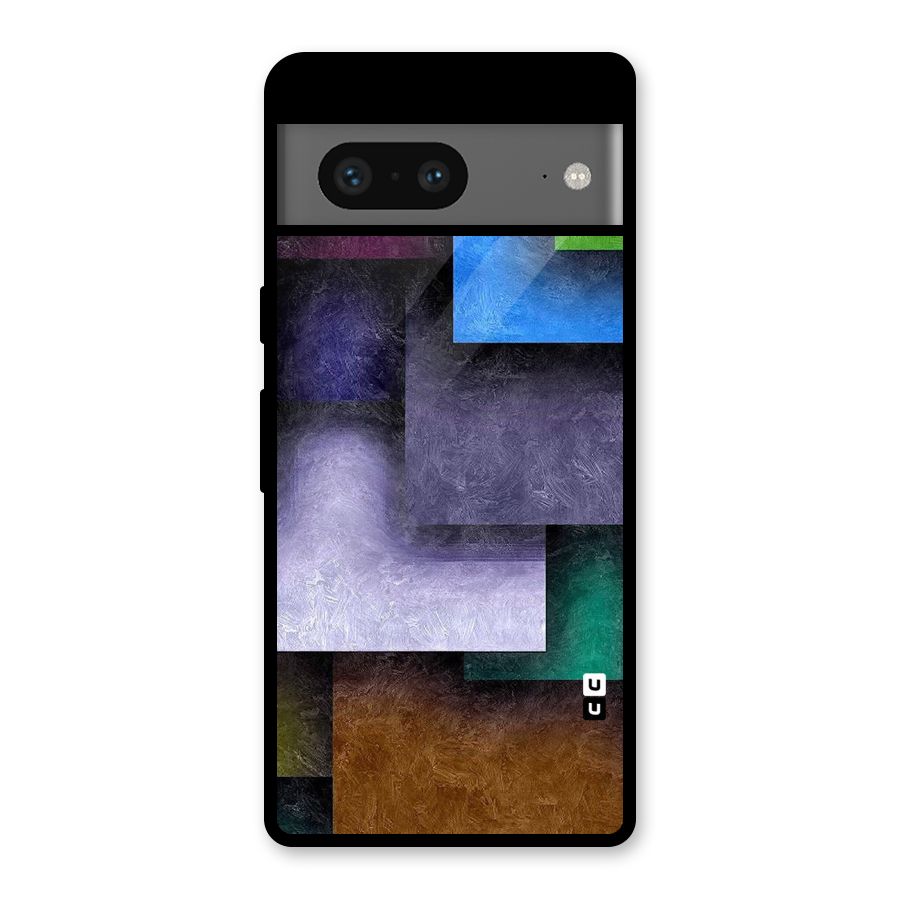 Concrete Squares Glass Back Case for Google Pixel 7