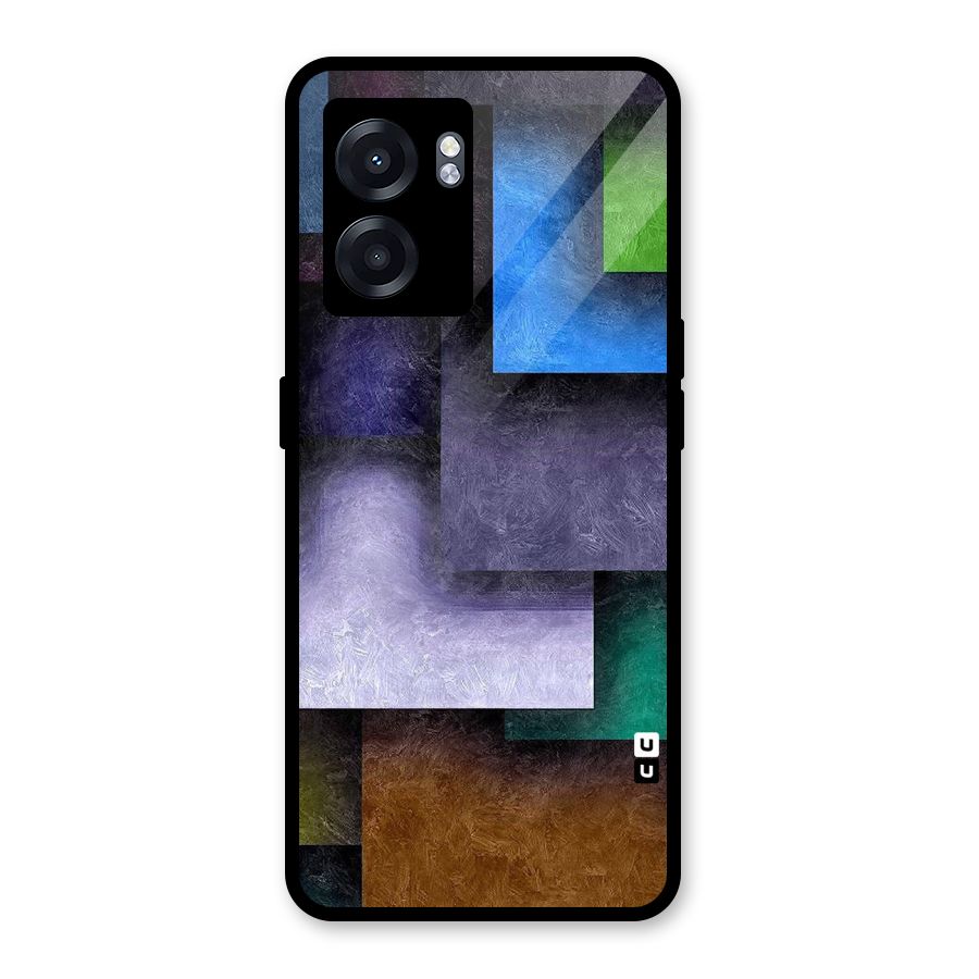 Concrete Squares Glass Back Case for Realme Narzo 50 5G