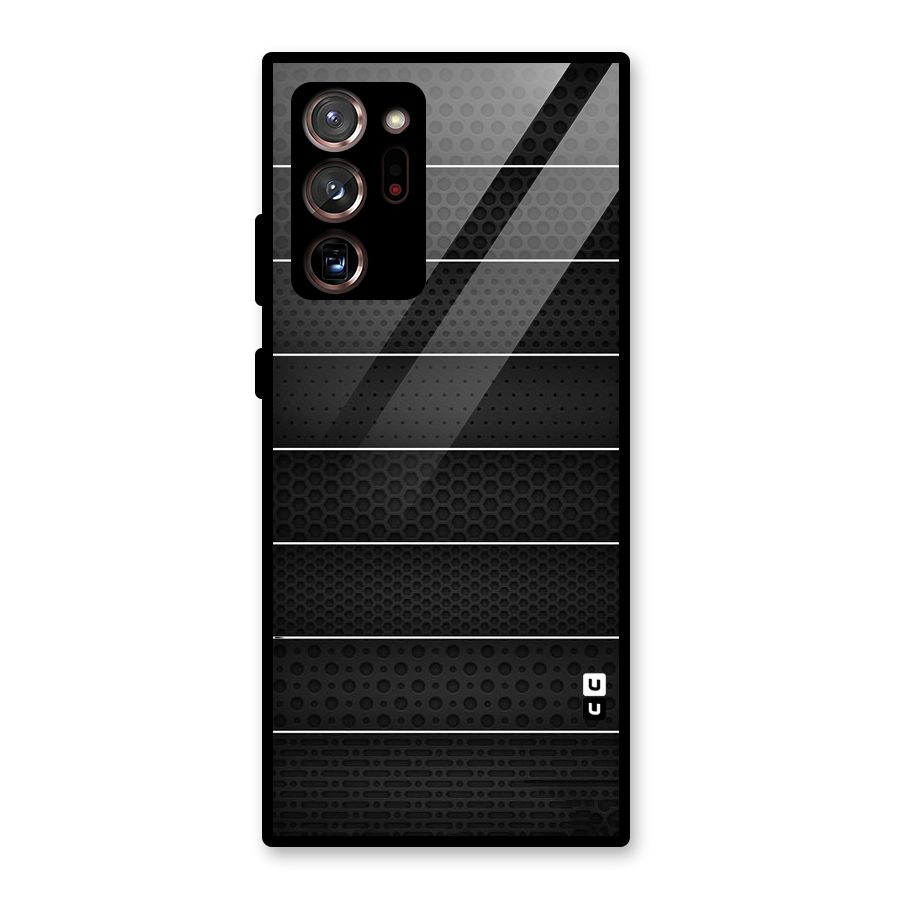 Concrete Stripes Glass Back Case for Galaxy Note 20 Ultra 5G