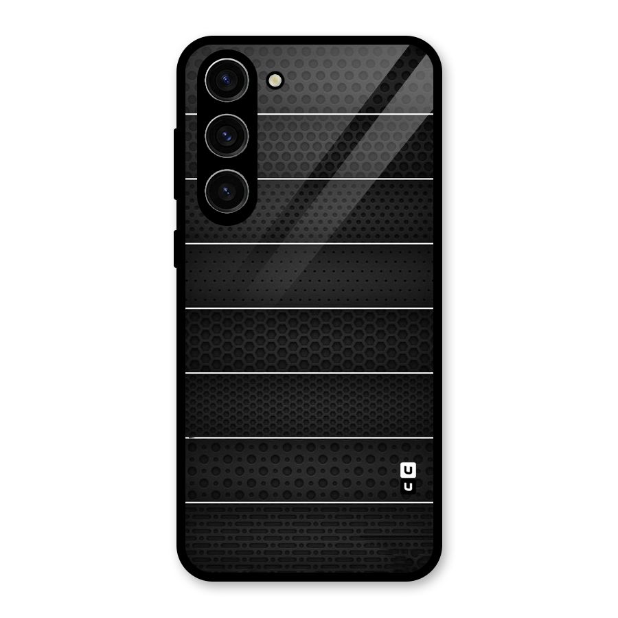 Concrete Stripes Glass Back Case for Galaxy S23 Plus
