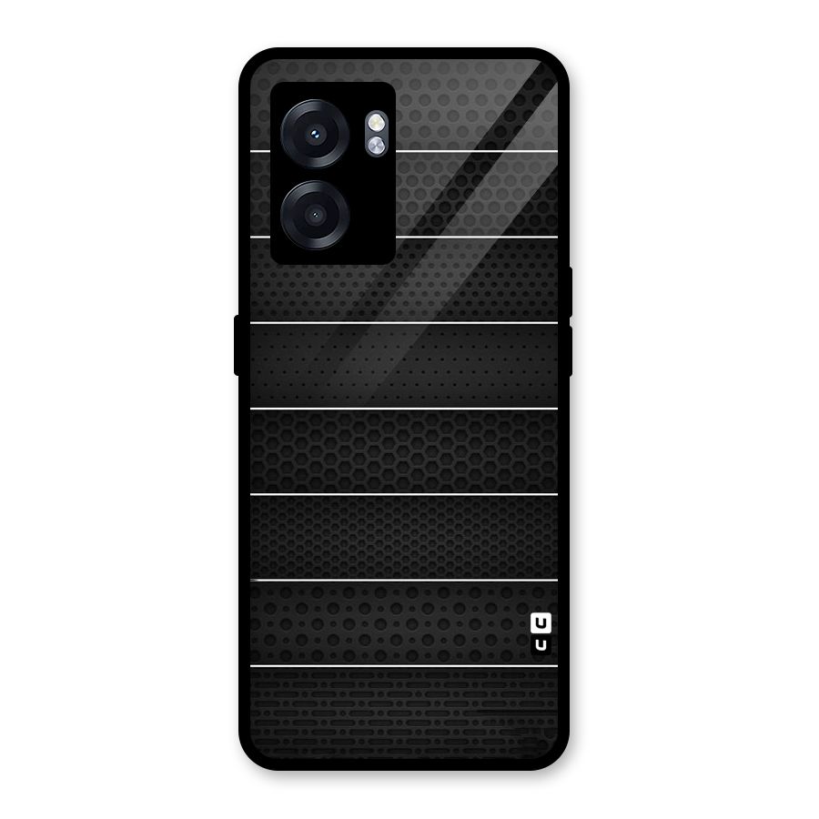 Concrete Stripes Glass Back Case for Realme Narzo 50 5G
