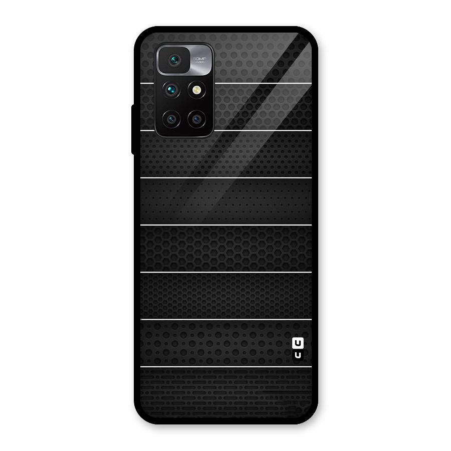 Concrete Stripes Glass Back Case for Redmi 10 Prime
