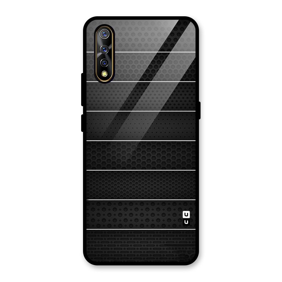 Concrete Stripes Glass Back Case for Vivo S1