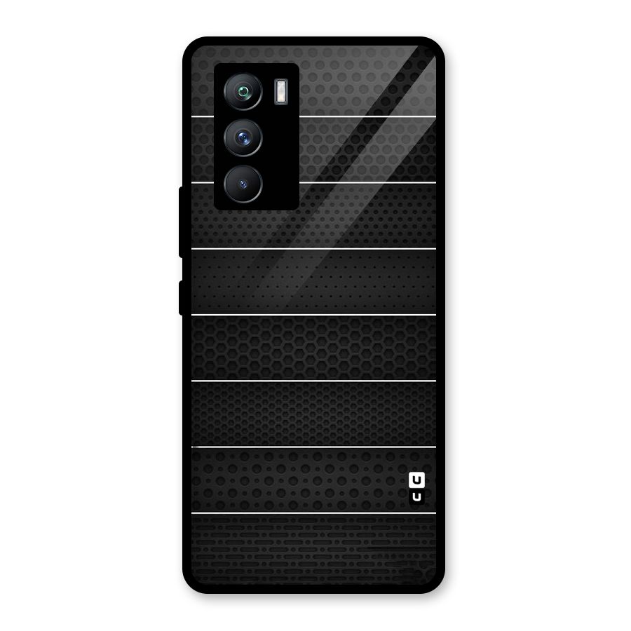 Concrete Stripes Glass Back Case for Vivo iQOO 9 SE