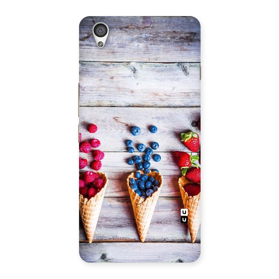 Cone Fruits Design Back Case for OnePlus X