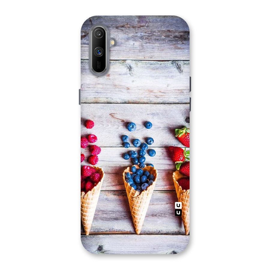 Cone Fruits Design Back Case for Realme C3