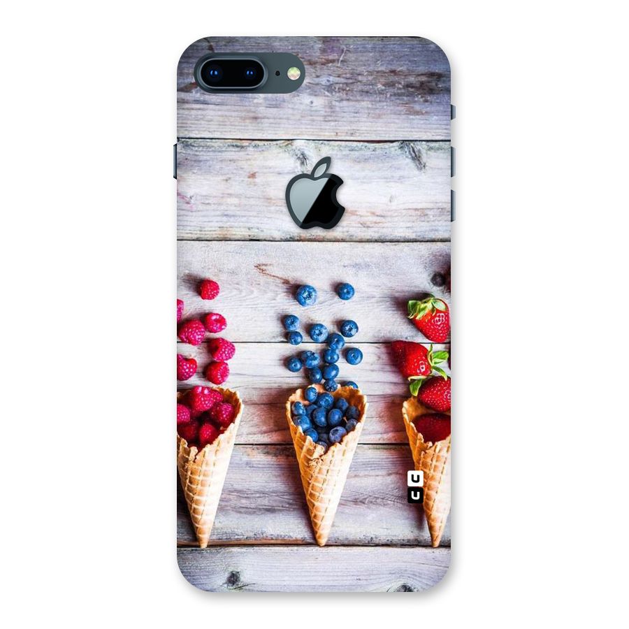 Cone Fruits Design Back Case for iPhone 7 Plus Apple Cut