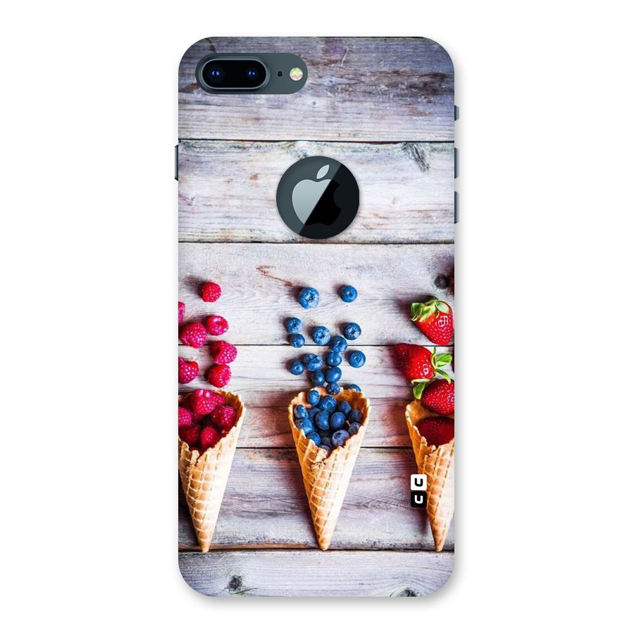 Cone Fruits Design Back Case for iPhone 7 Plus Logo Cut