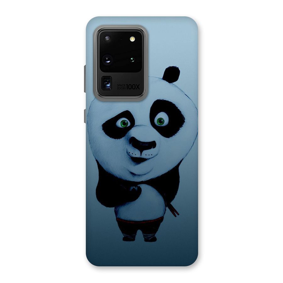 Confused Cute Panda Back Case for Galaxy S20 Ultra