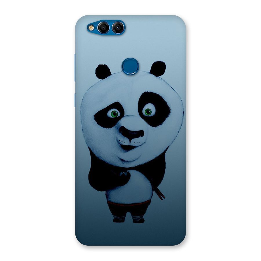 Confused Cute Panda Back Case for Honor 7X