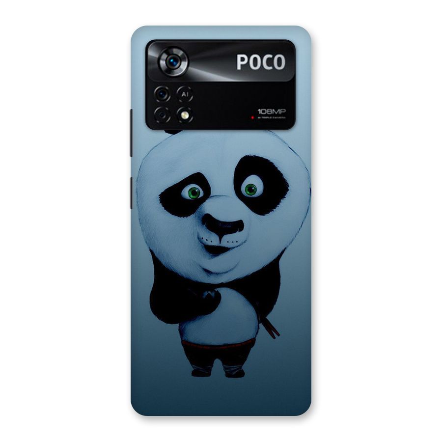 Confused Cute Panda Back Case for Poco X4 Pro 5G