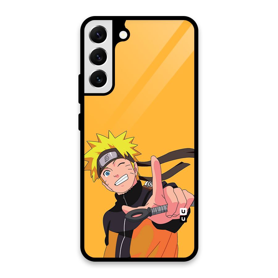 Cool Aesthetic Naruto Glass Back Case for Galaxy S22 Plus 5G