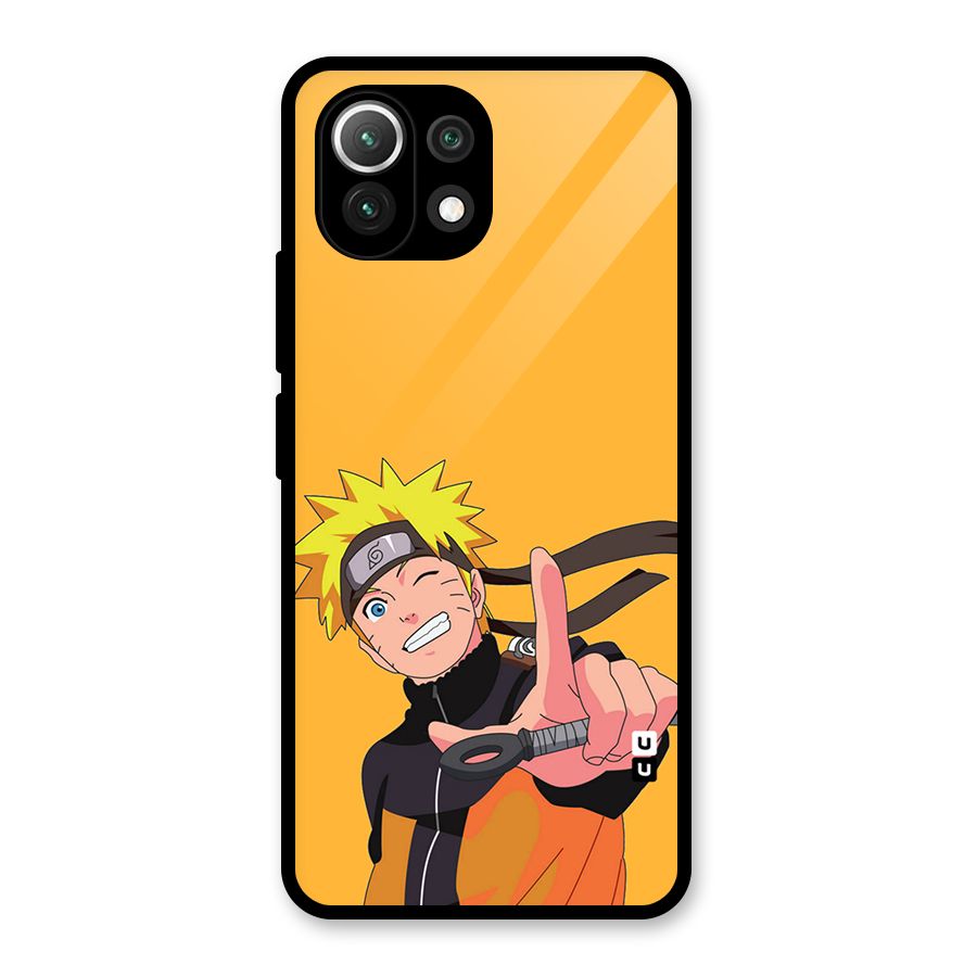Cool Aesthetic Naruto Glass Back Case for Mi 11 Lite