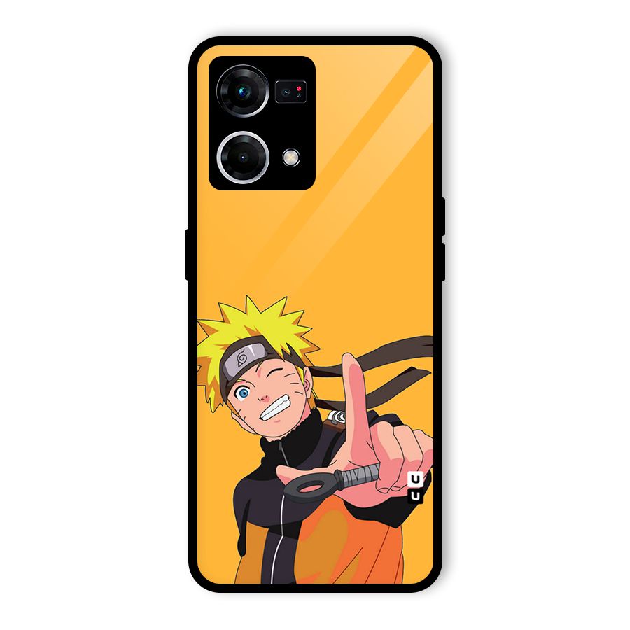 Cool Aesthetic Naruto Glass Back Case for Oppo F21 Pro 4G
