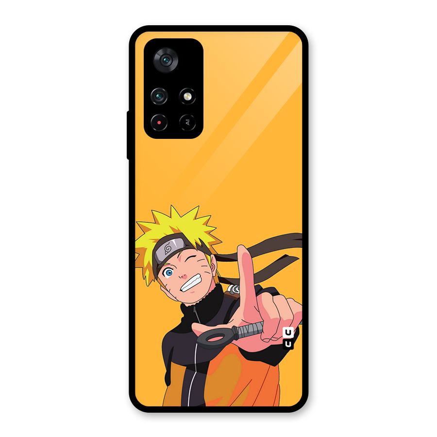 Cool Aesthetic Naruto Glass Back Case for Poco M4 Pro 5G