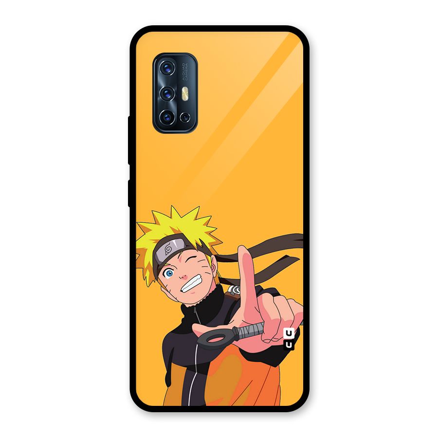 Cool Aesthetic Naruto Glass Back Case for Vivo V17
