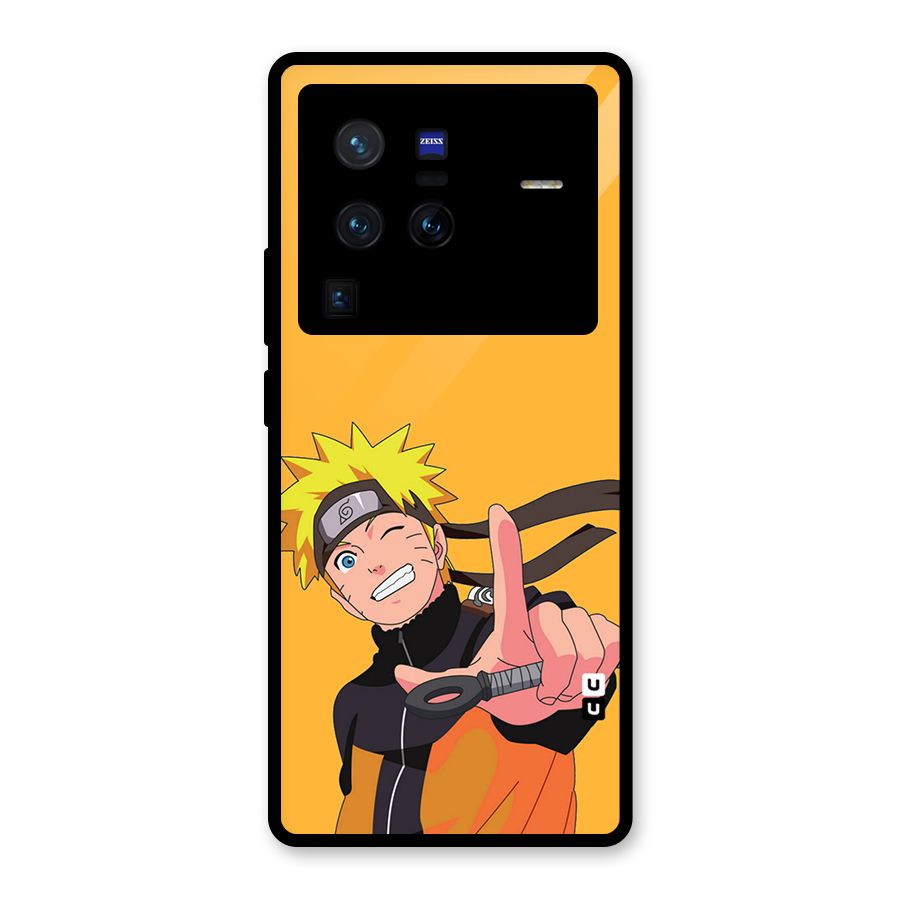 Cool Aesthetic Naruto Glass Back Case for Vivo X80 Pro