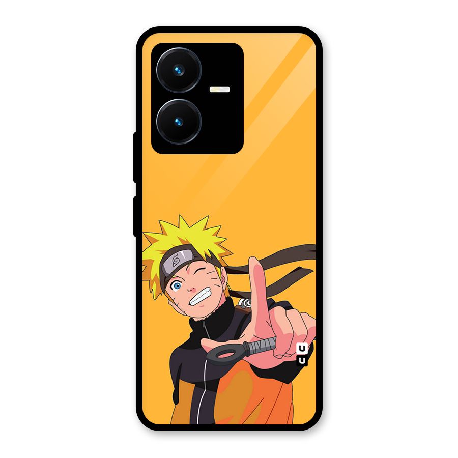 Cool Aesthetic Naruto Glass Back Case for Vivo Y22