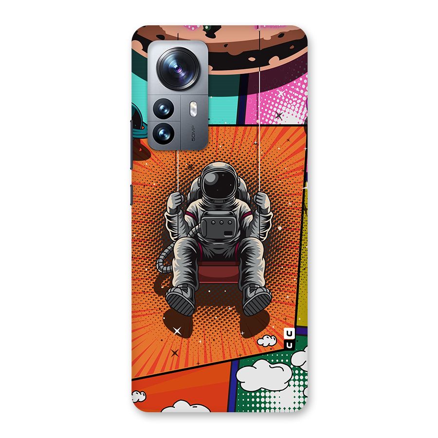 Cool Astraunaut Comic Swing Back Case for Xiaomi 12 Pro
