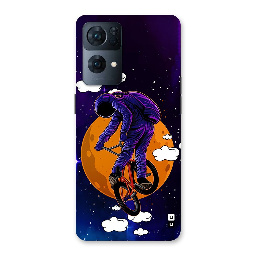 Cool Astro Cyclist Back Case for Oppo Reno7 Pro 5G