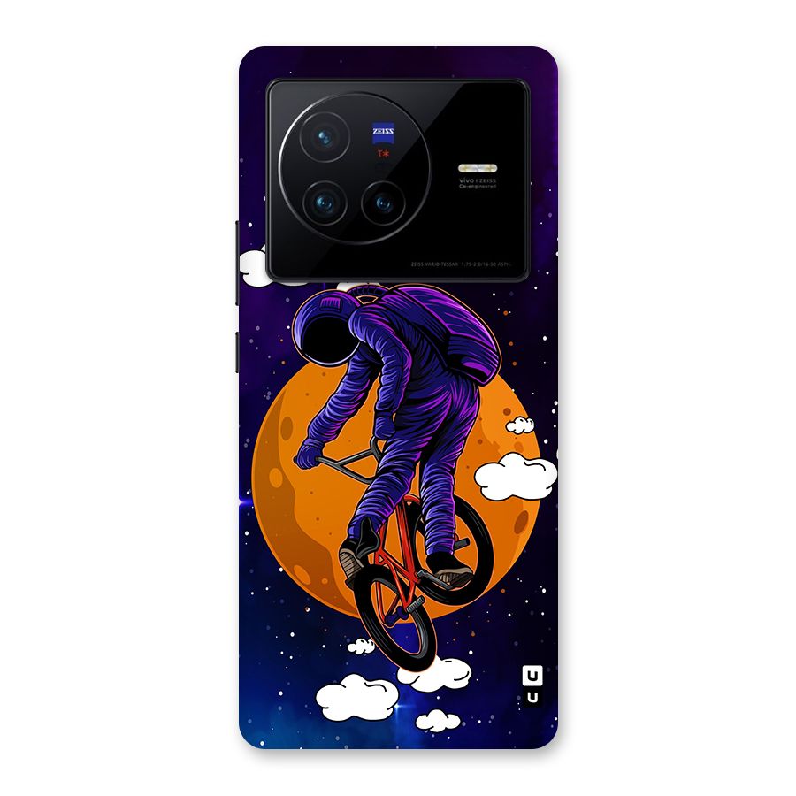 Cool Astro Cyclist Back Case for Vivo X80
