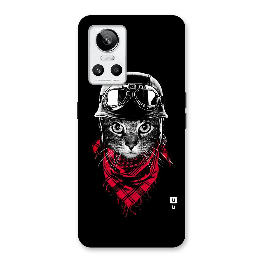 Cool Biker Cat Back Case for Realme GT Neo 3