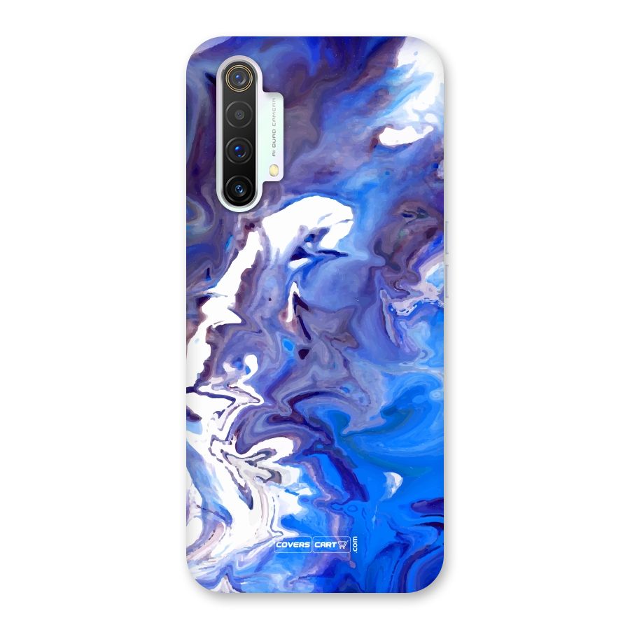 Cool Blue Marble Texture Back Case for Realme X3