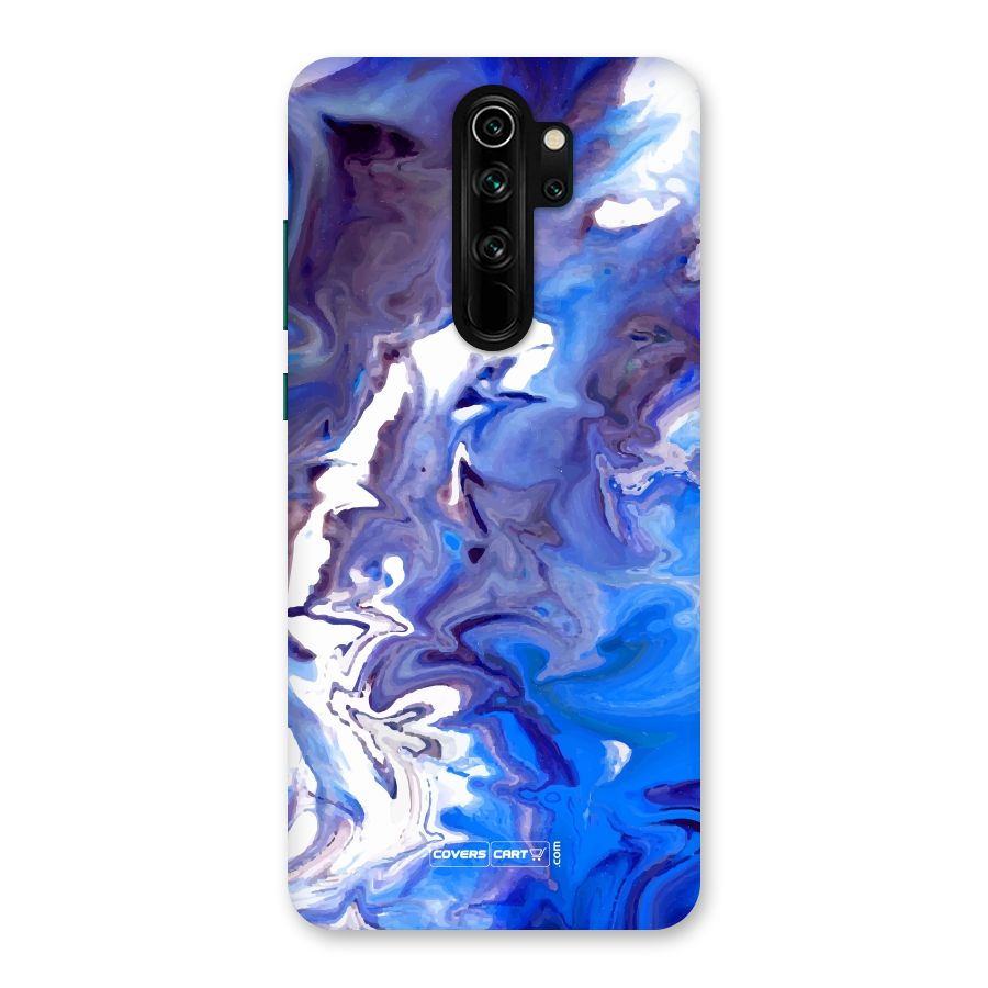 Cool Blue Marble Texture Back Case for Redmi Note 8 Pro