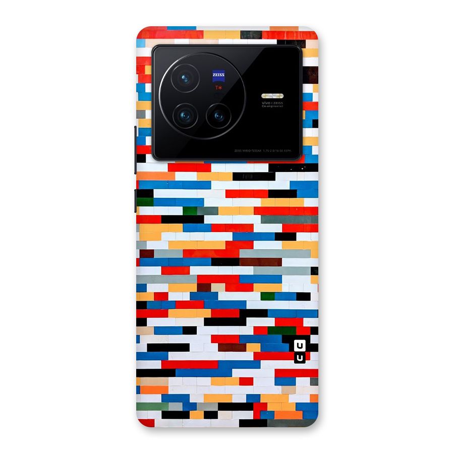 Cool Colors Collage Pattern Art Back Case for Vivo X80