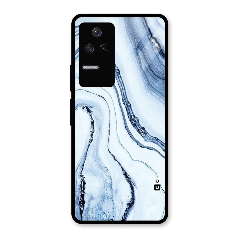 Cool Marble Art Glass Back Case for Poco F4 5G