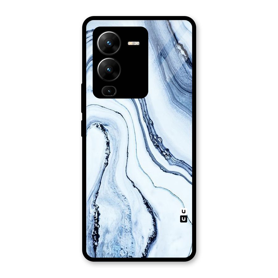 Cool Marble Art Glass Back Case for Vivo V25 Pro