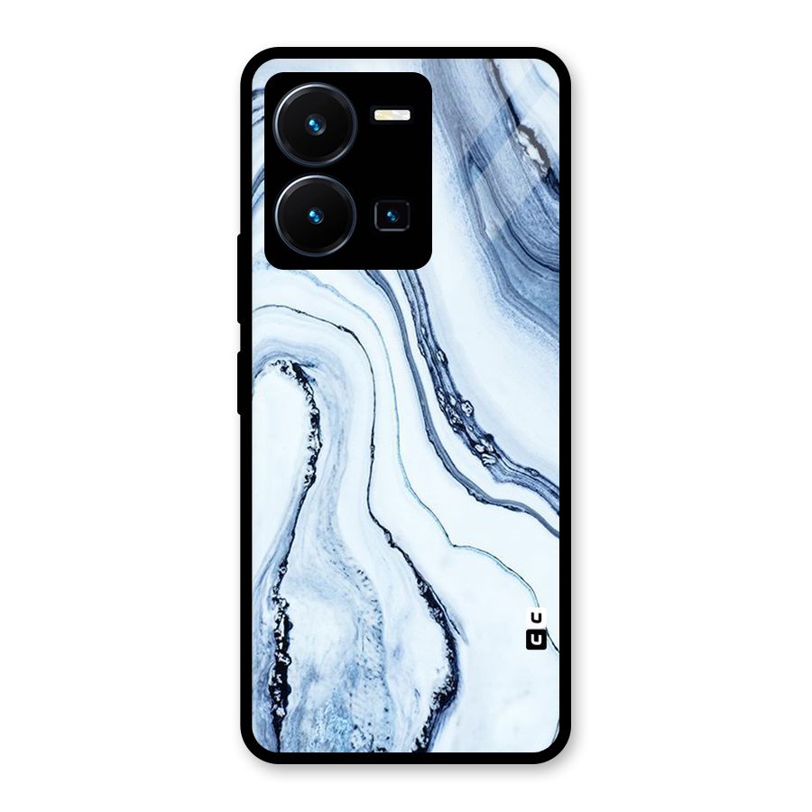 Cool Marble Art Glass Back Case for Vivo Y35