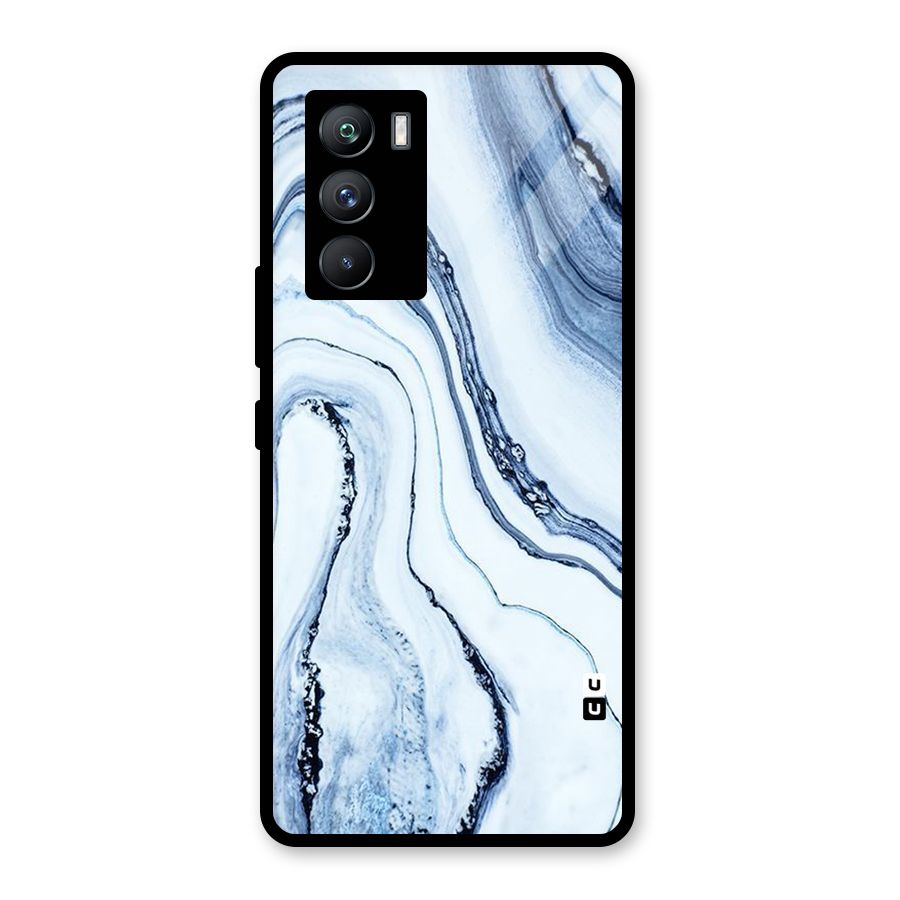 Cool Marble Art Glass Back Case for Vivo iQOO 9 SE