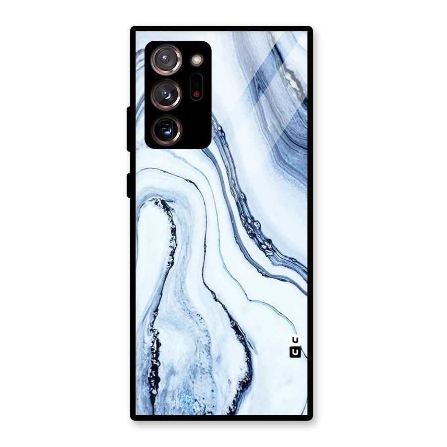 Cool Marble Style (Printed) Glass Back Case for Galaxy Note 20 Ultra 5G