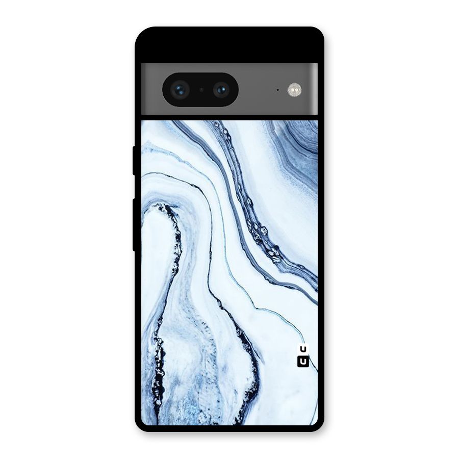 Cool Marble Style (Printed) Glass Back Case for Google Pixel 7