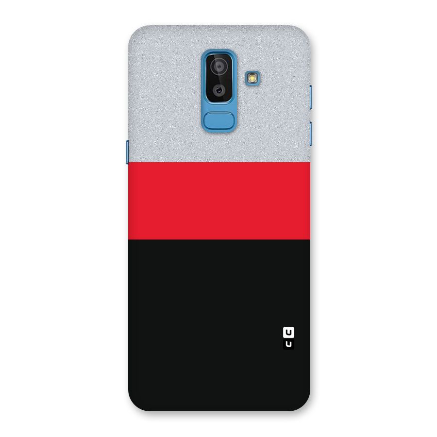 Cool Melange Stripe Back Case for Galaxy J8