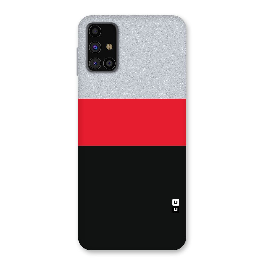 Cool Melange Stripe Back Case for Galaxy M31s