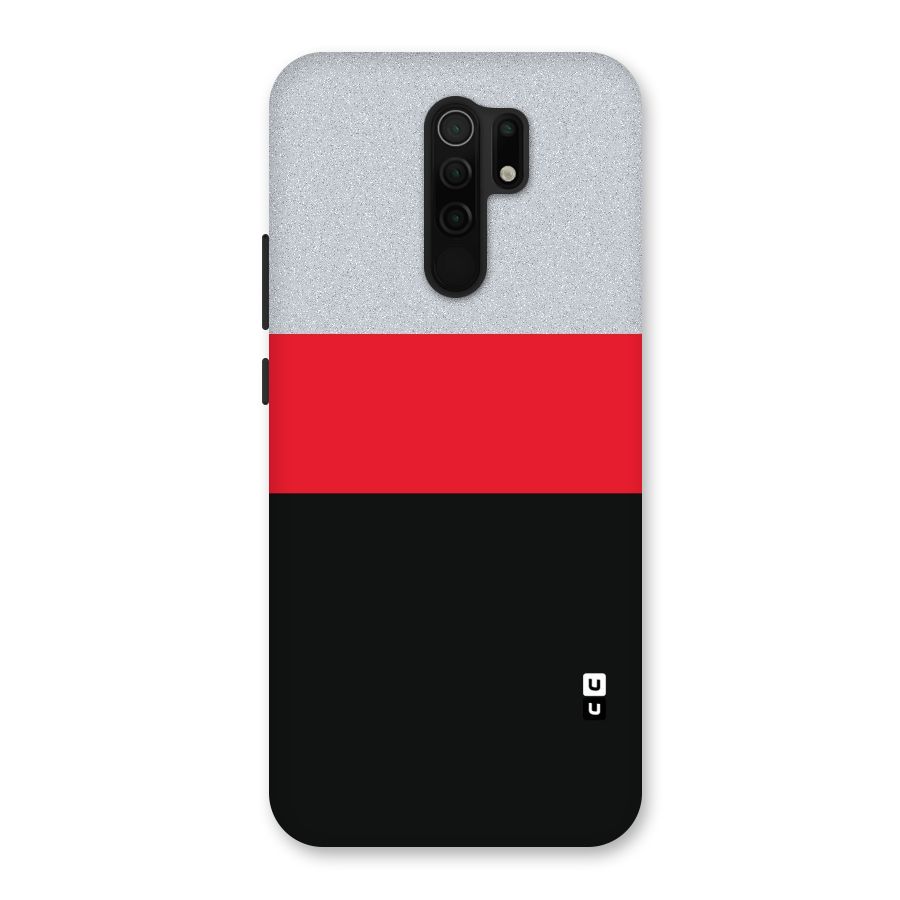 Cool Melange Stripe Back Case for Poco M2
