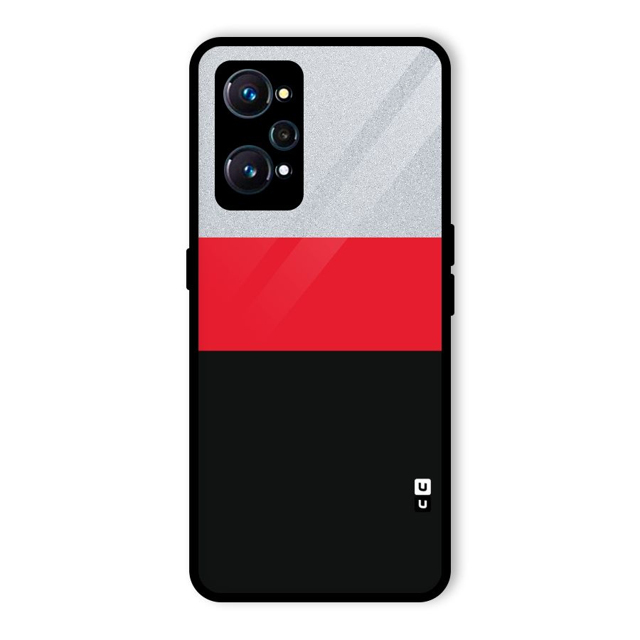 Cool Melange Stripe Glass Back Case for Realme GT 2