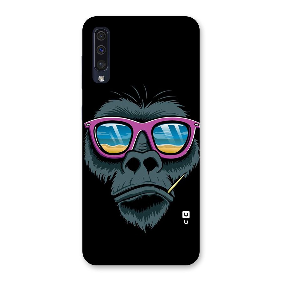 Cool Monkey Beach Sunglasses Back Case for Galaxy A50s