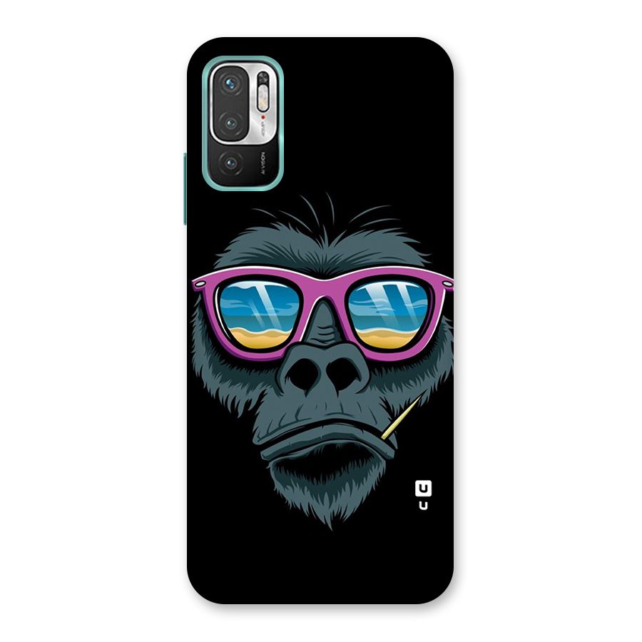 Cool Monkey Beach Sunglasses Back Case for Redmi Note 10T 5G