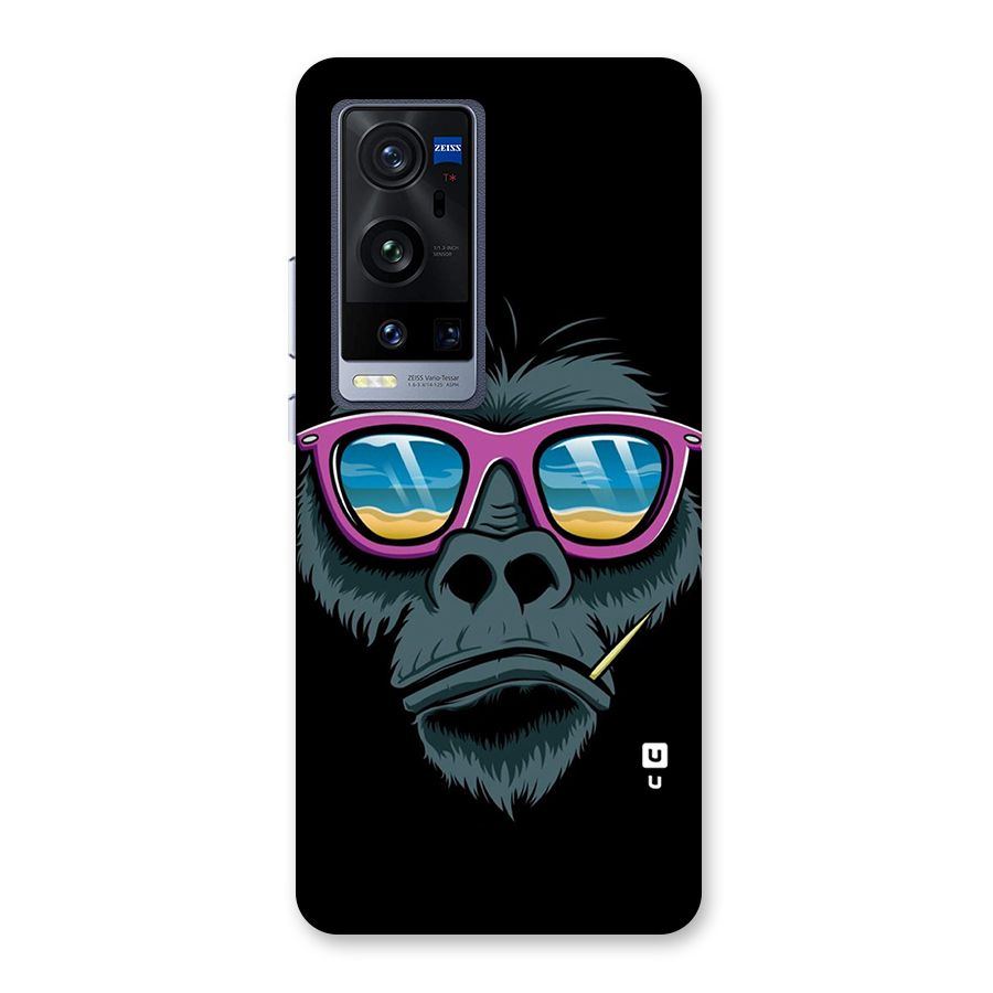Cool Monkey Beach Sunglasses Back Case for Vivo X60 Pro Plus