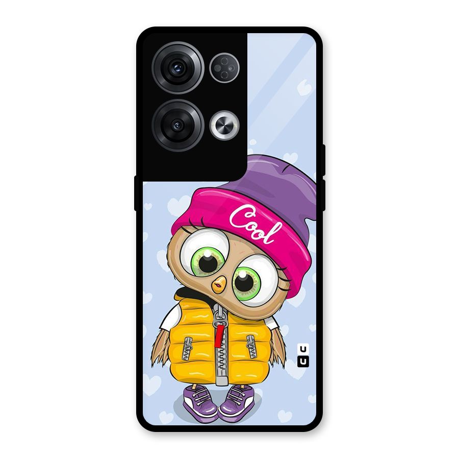 Cool Owl Glass Back Case for Oppo Reno8 Pro 5G