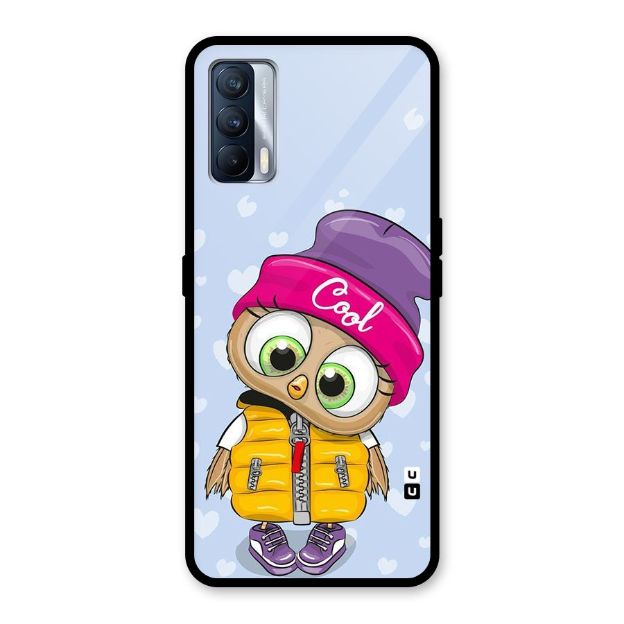 Cool Owl Glass Back Case for Realme X7